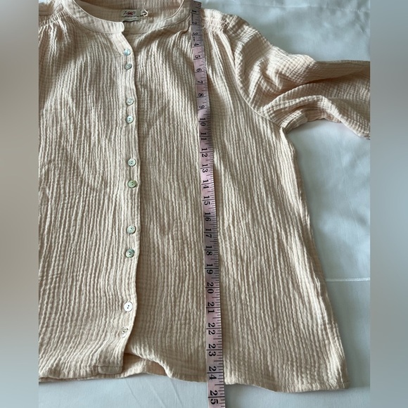 NWOT Faherty Everleigh Dream Cotton Top - Picture 6 of 12
